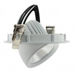 Focos empotrables orientables 30W, corte 200mm
